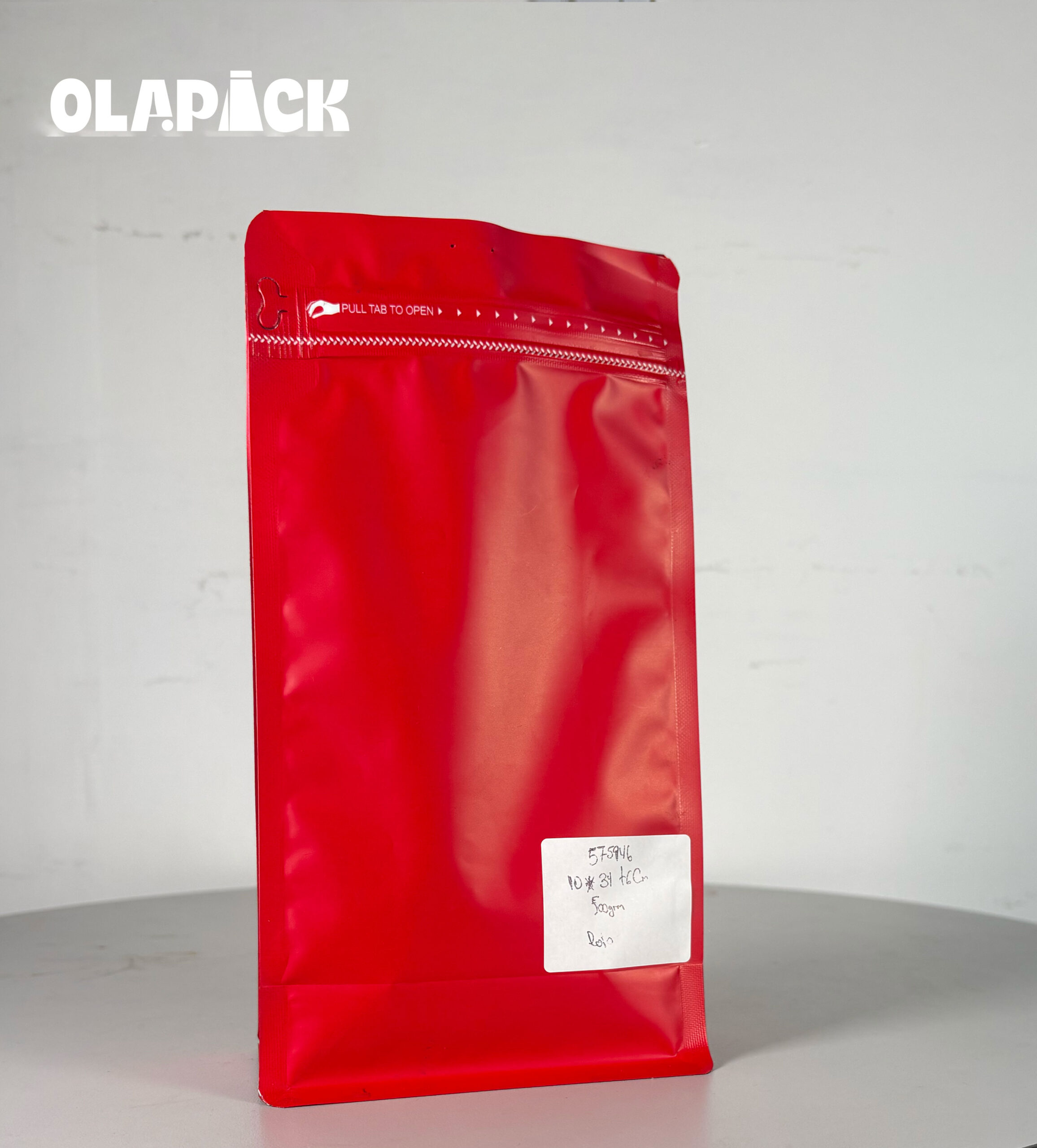 Bolsa Estandard 500g sin valvula con zipper x50 | 13.5*26.5+7 - Image 2