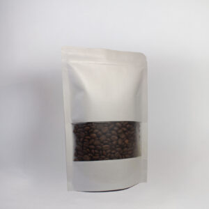 BOLSA ZIPPER VENTANA BLANCO 250G