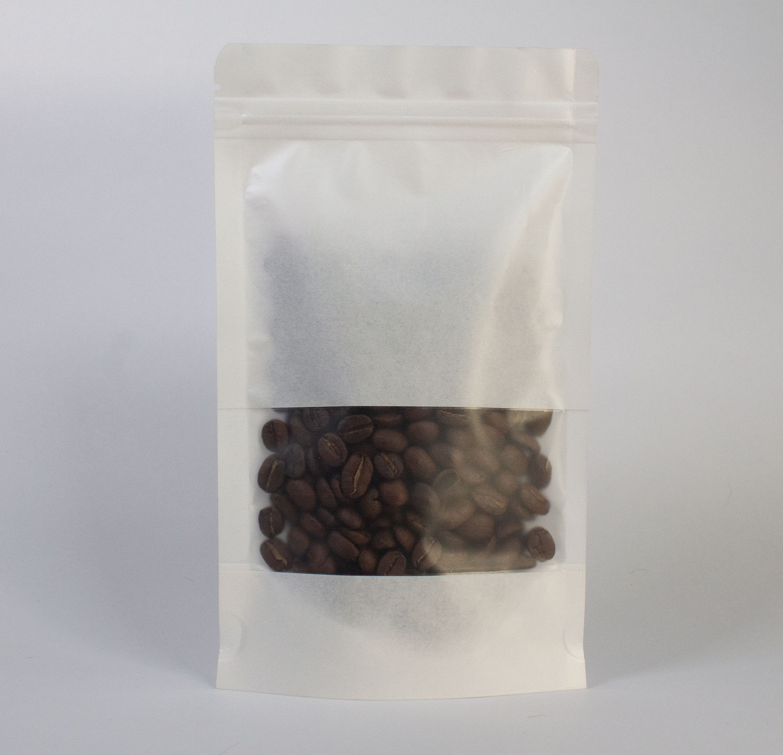 BOLSA ZIPPER VENTANA BLANCO 50G