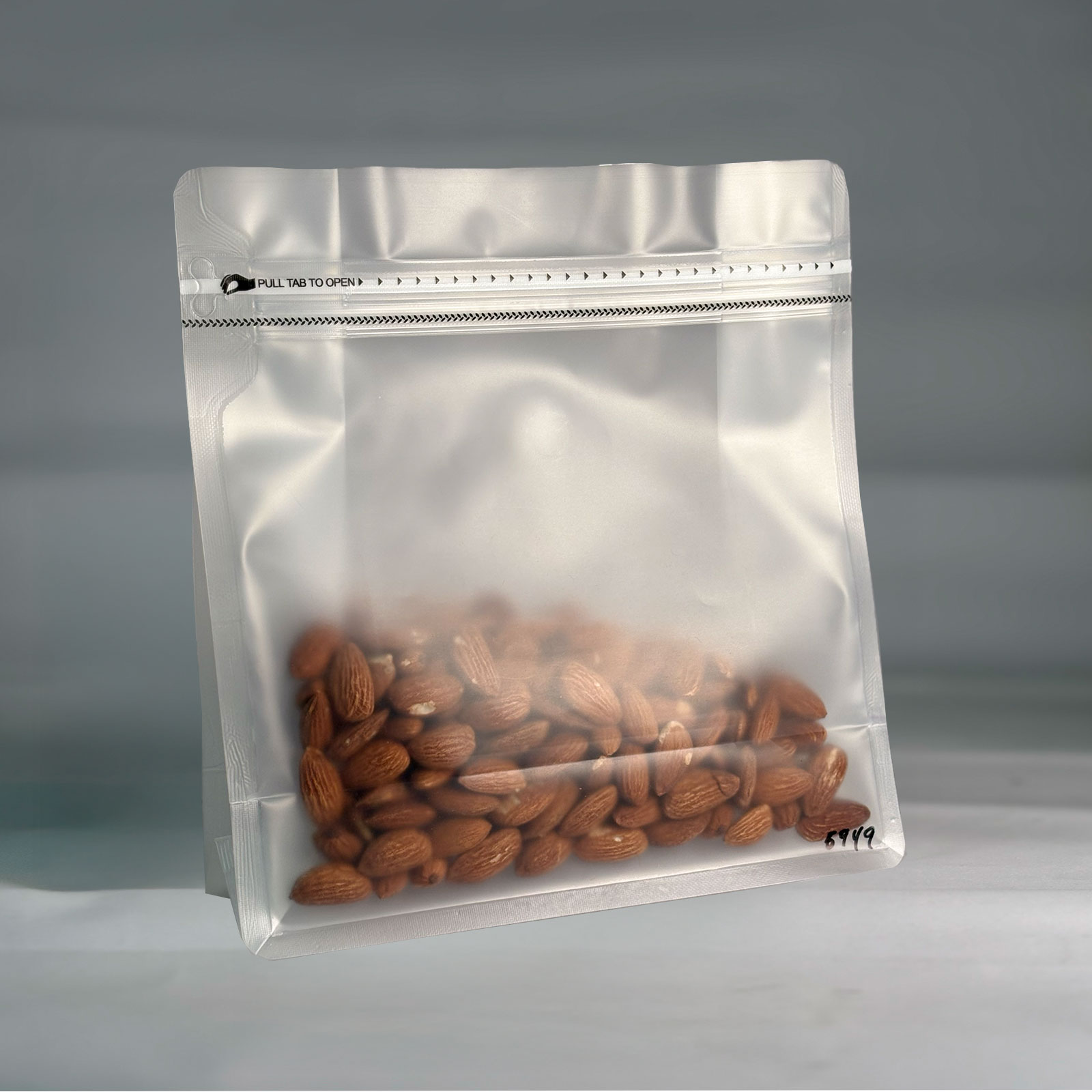 Bolsa Translúcida 500grm con Zipper y Válvula | Stand-Up Reutilizable para Café o Cacao x 50UND