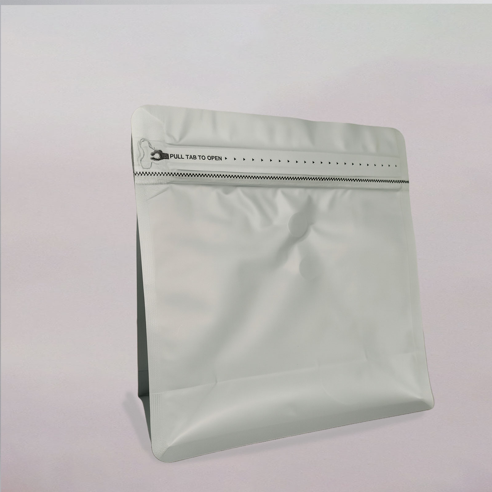 Empaque Trilaminado horizontal con 6 lados con Valvula con zipper 500GRM X 50 unid | Medidas: 19.5×20.5+8