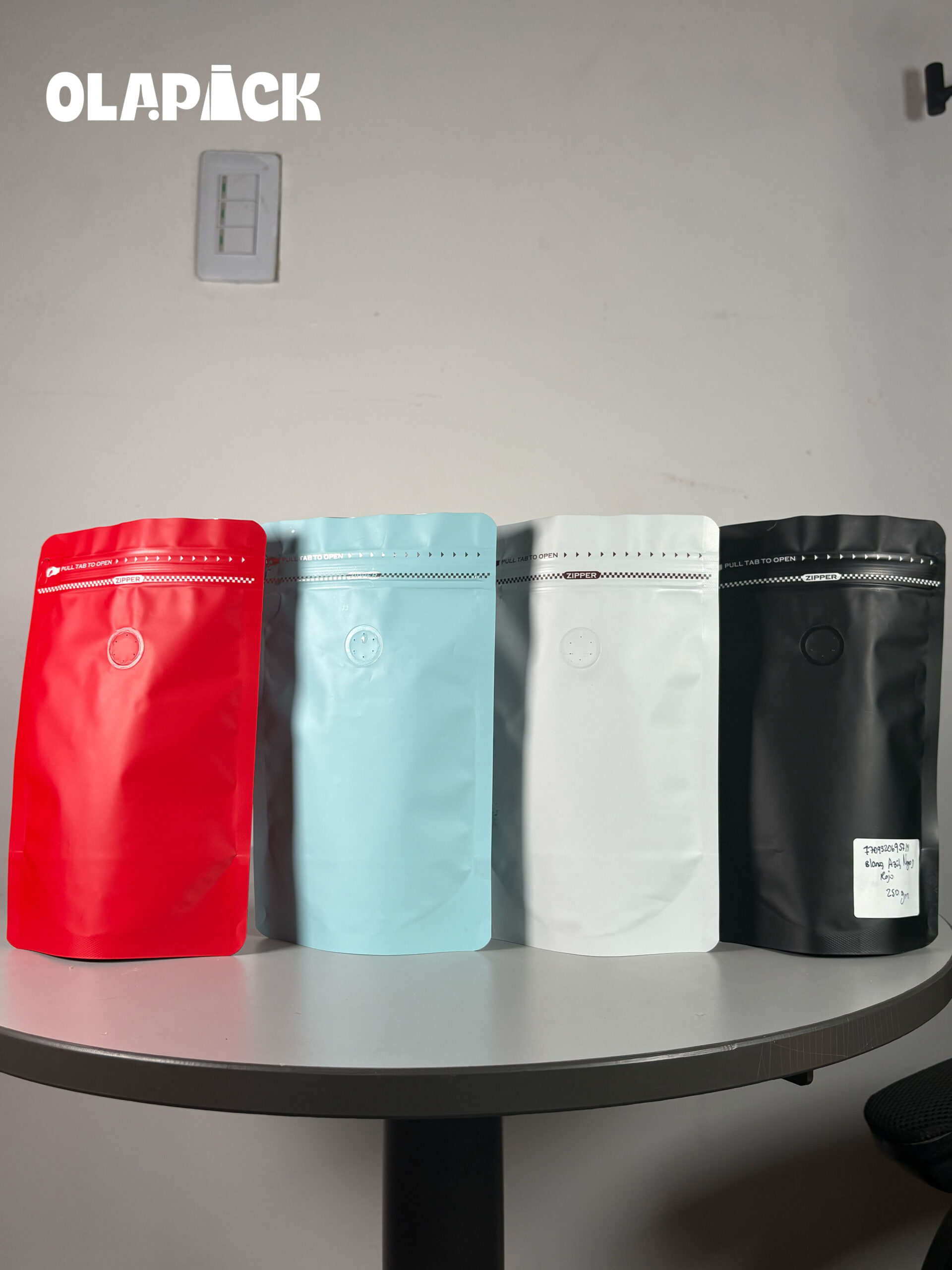 Bolsa Diamante 250grm con Valvula y Con Zipper x 50 | 15×23+5 cm - Image 2