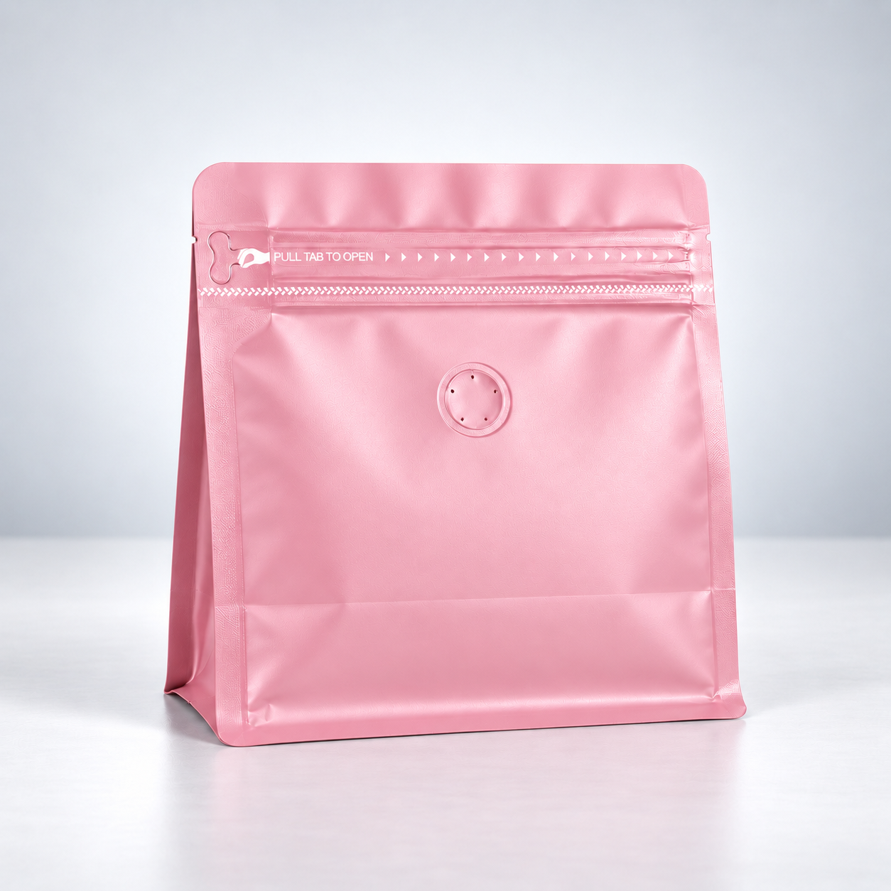 Bolsa cartera 500g con Valvula con zipper X 50 unid | 19.5X20.5+8