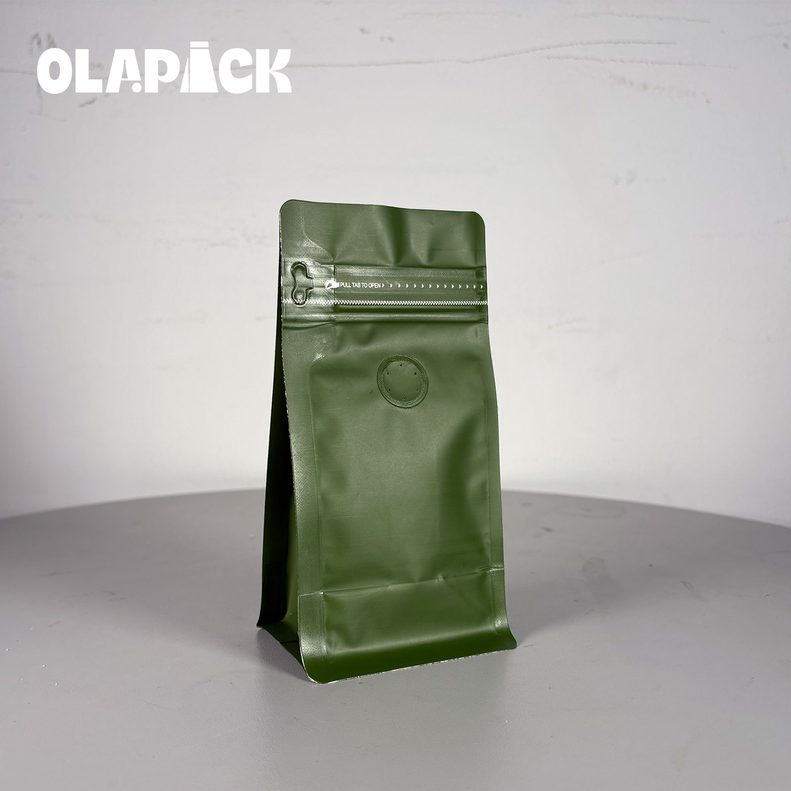 Bolsa estandar 125G con valvula y con zipper x 50 | 9*18+5cm