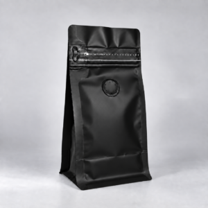 Bolsa estandar 125G con valvula y con zipper x 50 | 9*18+5cm