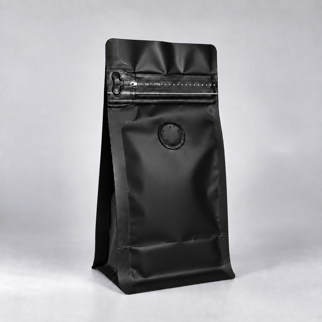 Bolsa estandar 125G con valvula y con zipper x 50 | 9*18+5cm